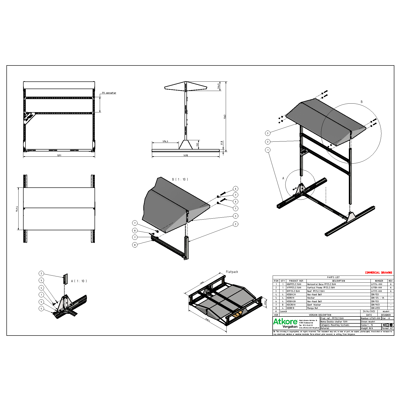 COMMERCIAL FP2S.2.1500 (47769)